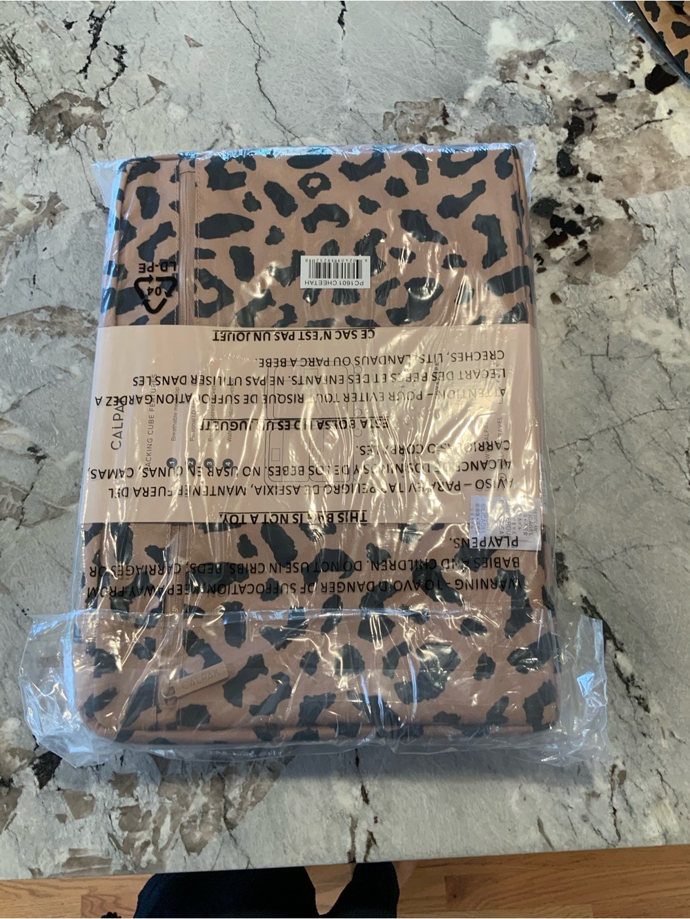 Calpak 5-piece set packing cubes cheetah - Picture 6 of 6